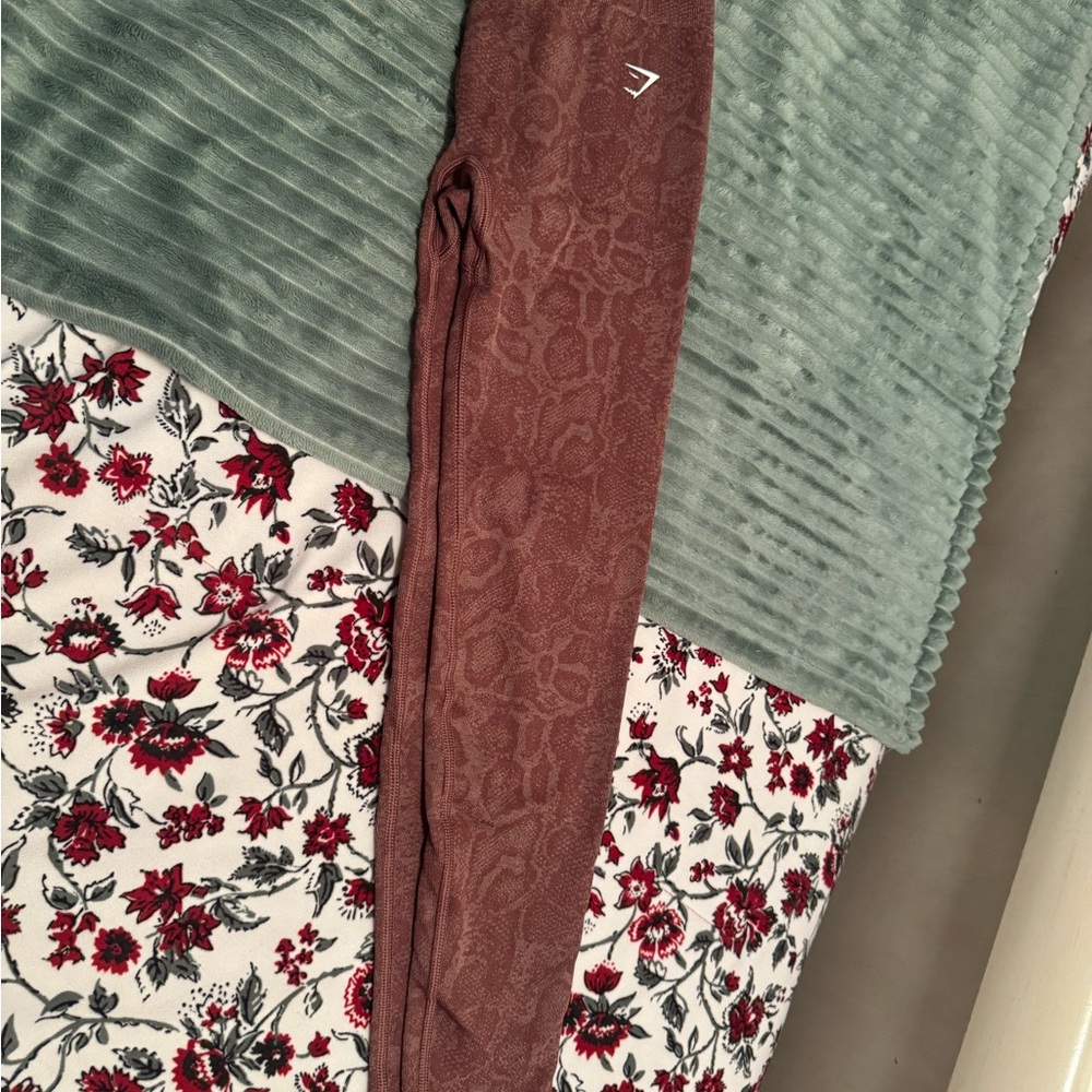 Gymshark Brown/Maroon Leggings